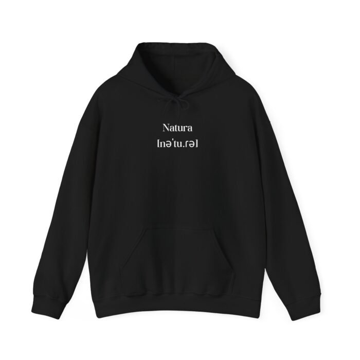 Unisex Nature Black Hoodie