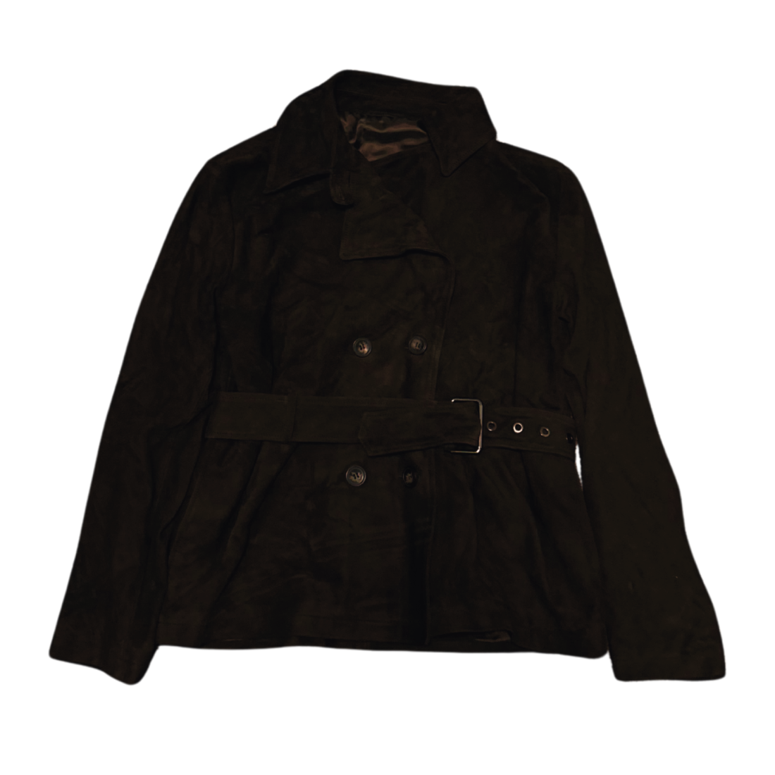 Women's Brown Belted Jacket